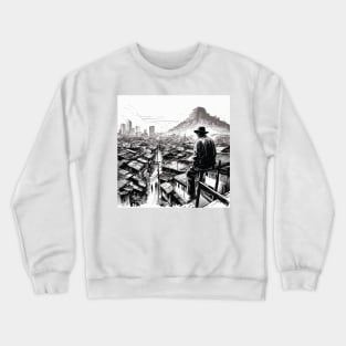 Loneliness in the city Crewneck Sweatshirt